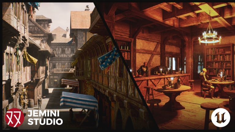 Medieval Modular Town (With Interiors) download