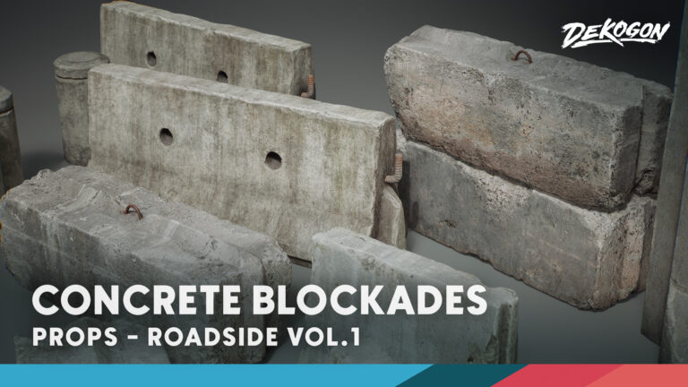 Roadside VOL.1 – Blockades (Nanite and Low Poly Versions) download