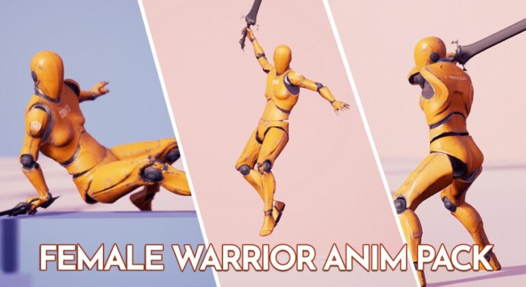 Female Warrior – Anim Pack download