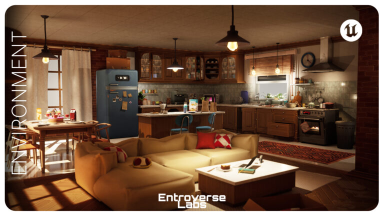 Stylized New York Apartment ( Interior Modular NYC Environment) download
