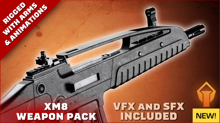 Animated XM8 Assault Rifle FPS Weapons Pack download