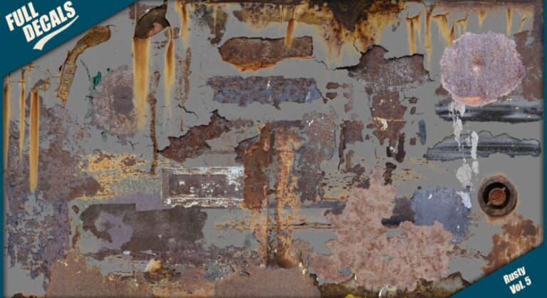 Metal rust decals Vol. 5 download