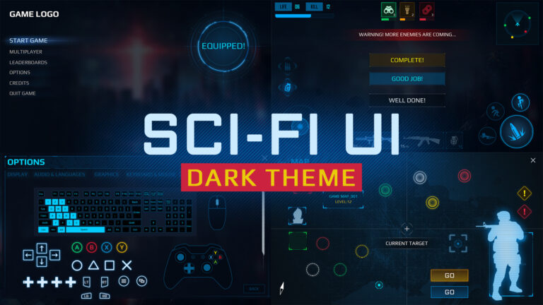 DARK SCI-FI UI download