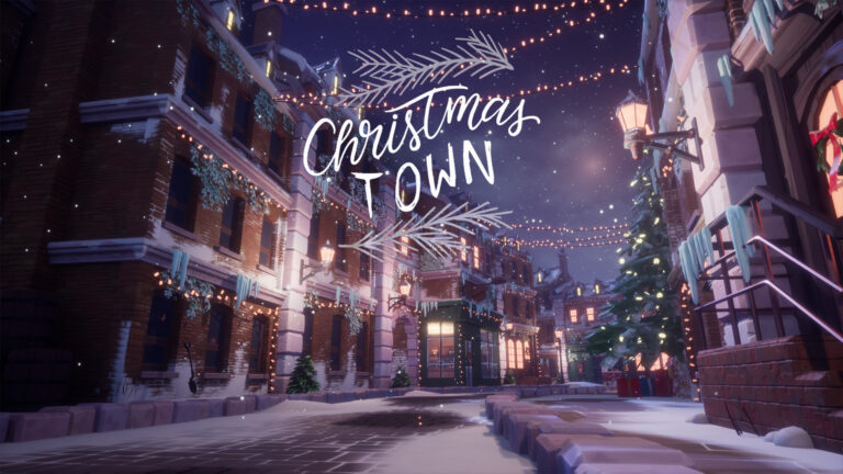 Stylized Christmas Town ( Stylized Stylised Christmas Christmas Snow Snow City ) download