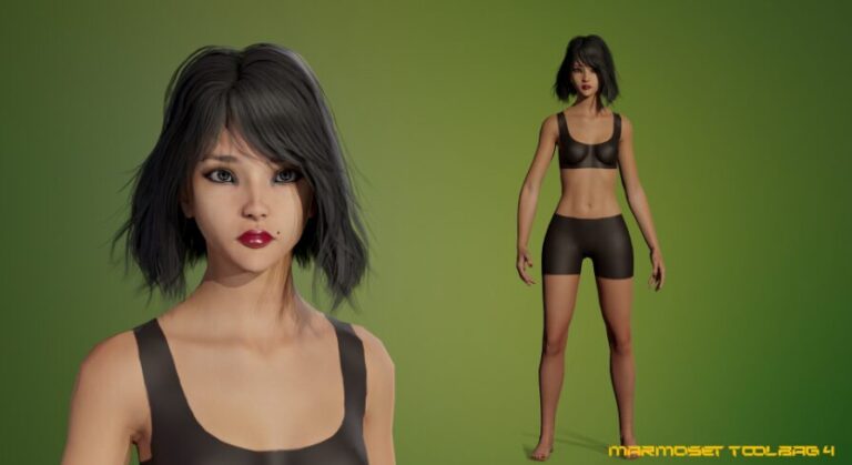 ASIAN GIRL BASE MESH download