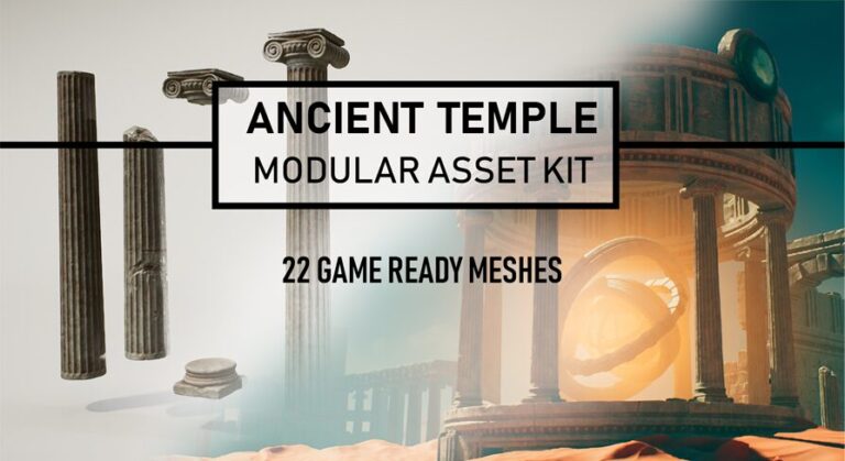 Ancient Temple Modular Asset Kit download