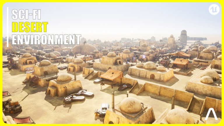 Desert Science Fiction City Modular Pack download