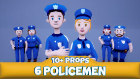 Police officers with Props download