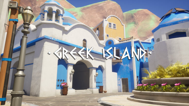 Stylized Greek Island II ( Stylized Greek Island Island Stylized Greek Island ) download