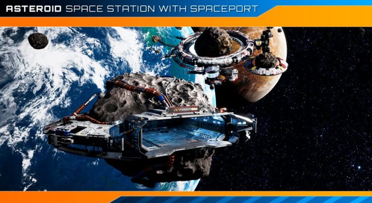 Space Station – Asteroid Mining Facility download