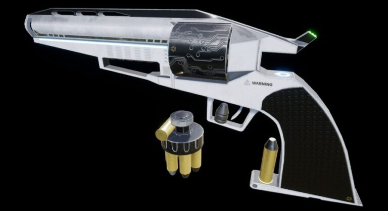 Animated Electric Revolver download