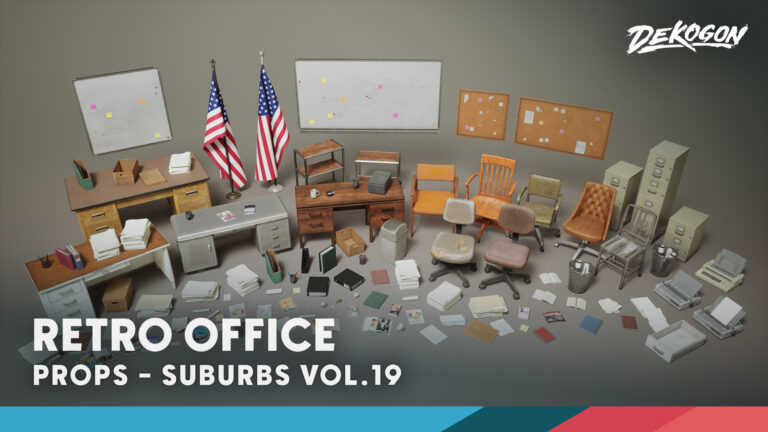 Suburbs VOL.19 – Retro Office (Nanite and Low Poly) download