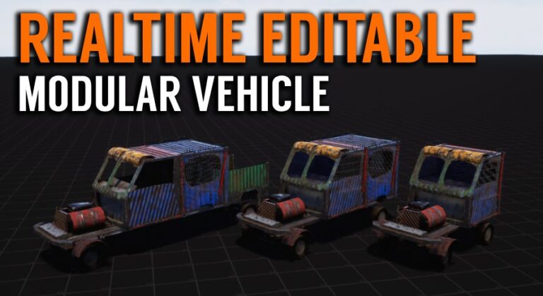 Realtime Editable Modular Vehicle download