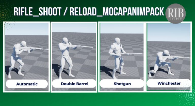Rifle ShootReload MocapAnimPack download