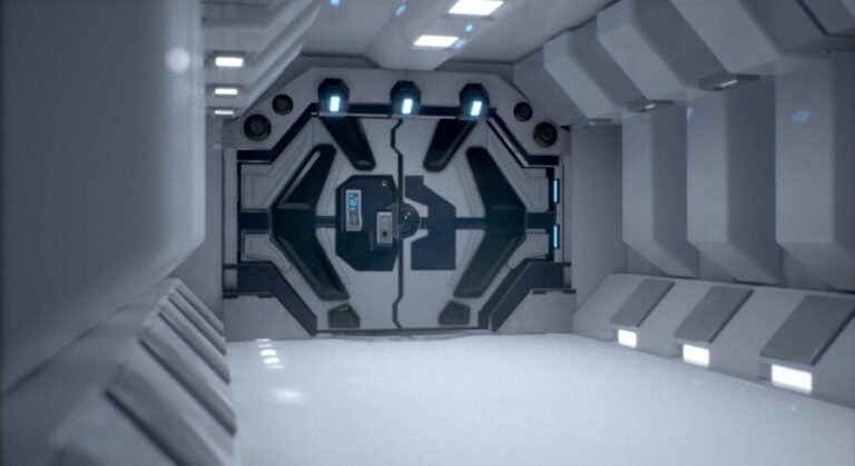 SciFi Animated Doors Pack download