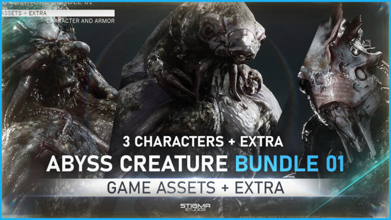 Abyss Creature Bundle 01 – Game Assets + Extra | STIGMA STUDIOS download