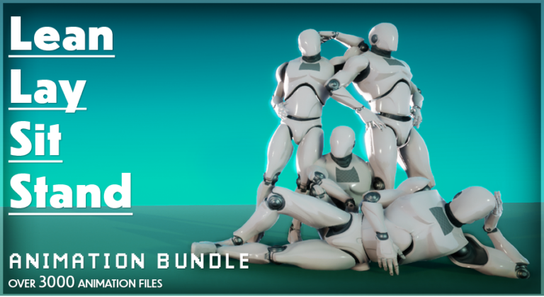 Lean Lay Sit Stand – animation Bundle download