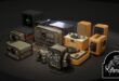 15 Retro Tech Props with Hologram Material download