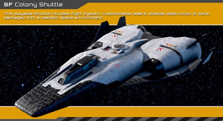 Colony Shuttle Spaceship download