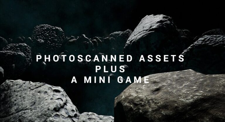 Asteroids Mini Game & Photogrammetry Assets download