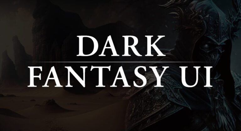 [GAME UI] DARK FANTASY UI download