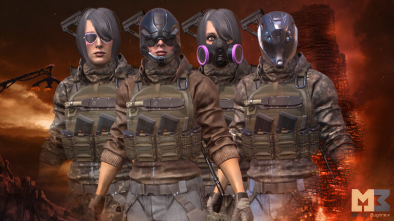 Customized Soldier Woman download