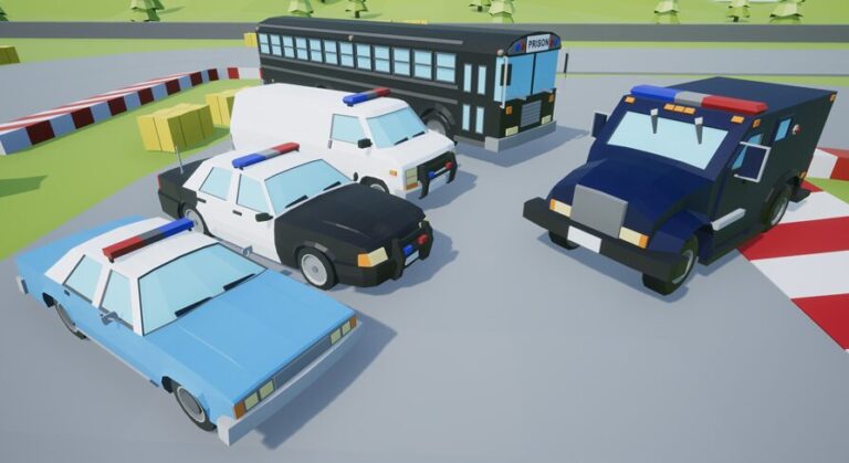 Low Poly Vehicles Police Pack 3 download