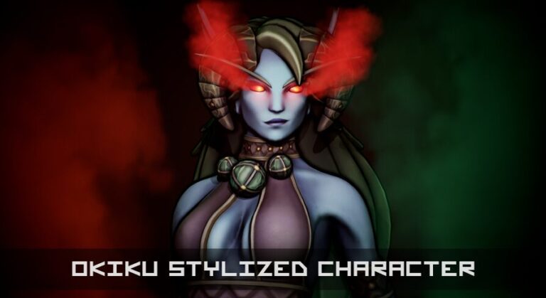 Okiku – Stylized Character download