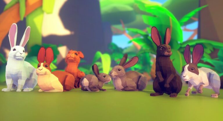 Poly Art Rabbits download