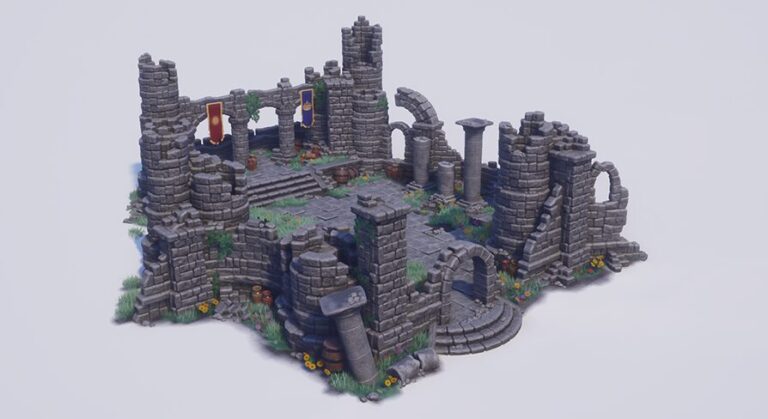 Stylized – Stone Ruins Pack download
