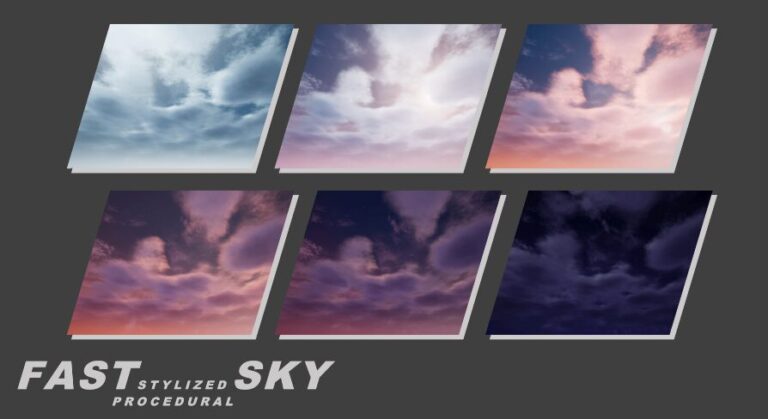 Fast Stylized Procedural Sky download