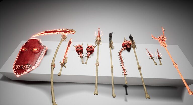 Glittering handmade weapons download
