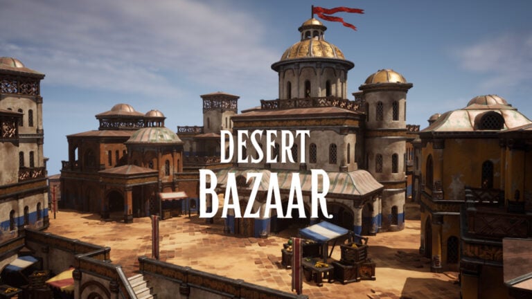 Stylized Desert Bazaar ( Stylized Stylised Desert Desert Bazaar Building City ) download