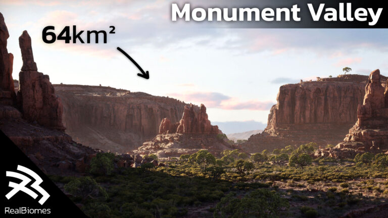 RealBiomes Desert Cliffs | Realistic Monument Valley Desert Biome Environment download