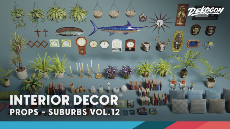 Suburbs VOL.12 – Interior Decor (Nanite and Low Poly) download