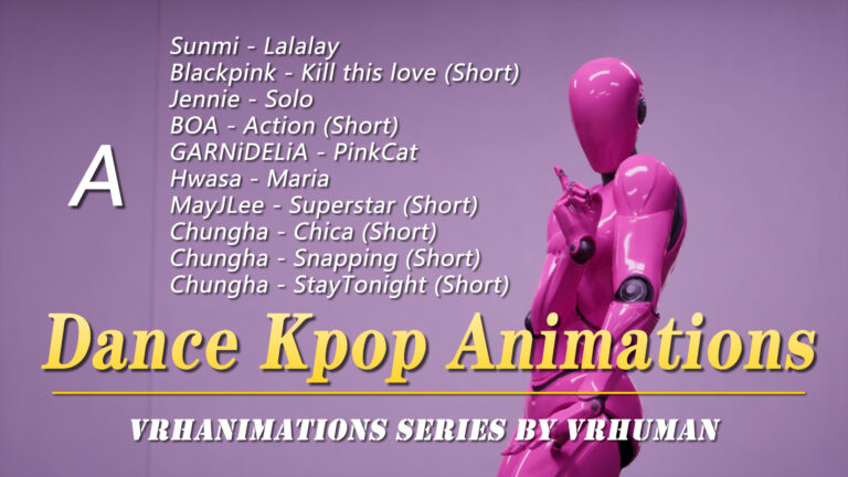 Dance Kpop Animation Girl Idol Package A – VRHA download