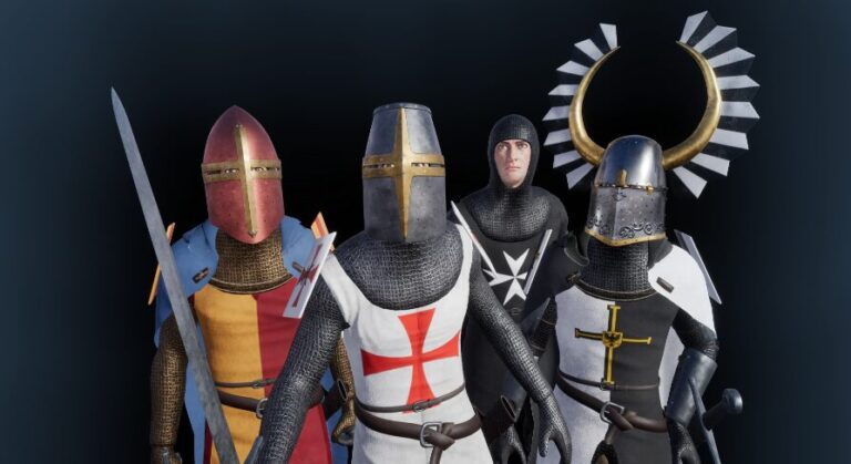 Medieval Characters: Modular Crusader Knights download