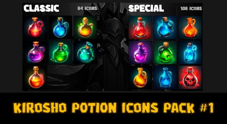 Kirosho Potion Icons Pack #1 download