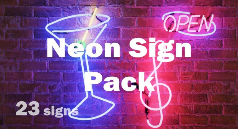 Neon Sign Pack download