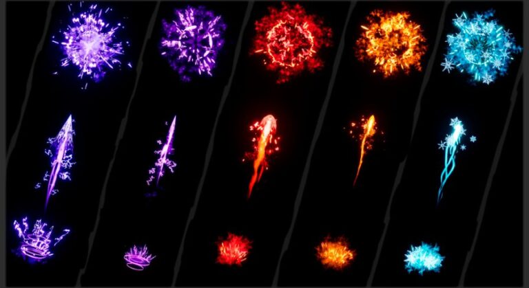 [25] Stylized Projectiles VFX download