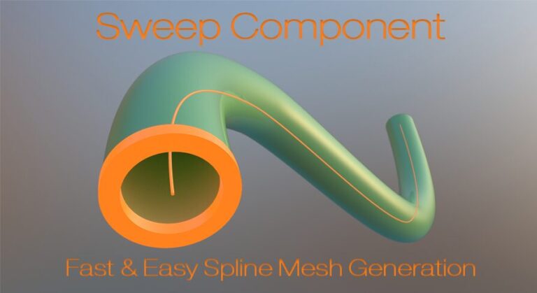 SplineSweeper Component – Fast Spline Mesh Automation download