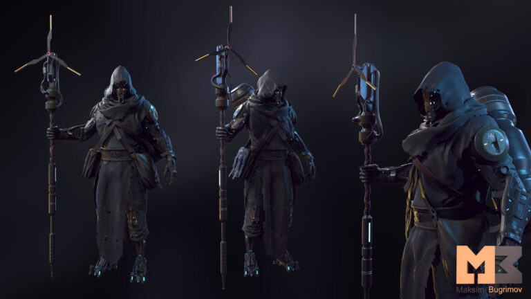 Sci-Fi Character 05 (Crow) download