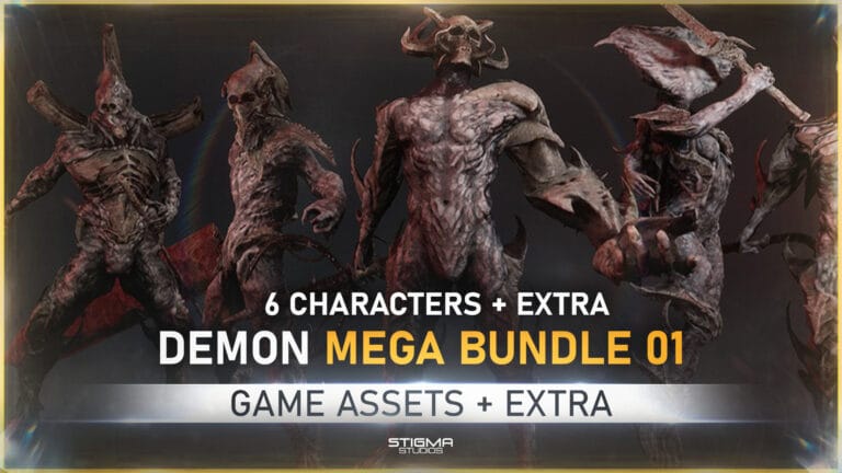 Demon Mega Bundle 01 – Game Assets + Extra | STIGMA STUDIOS download