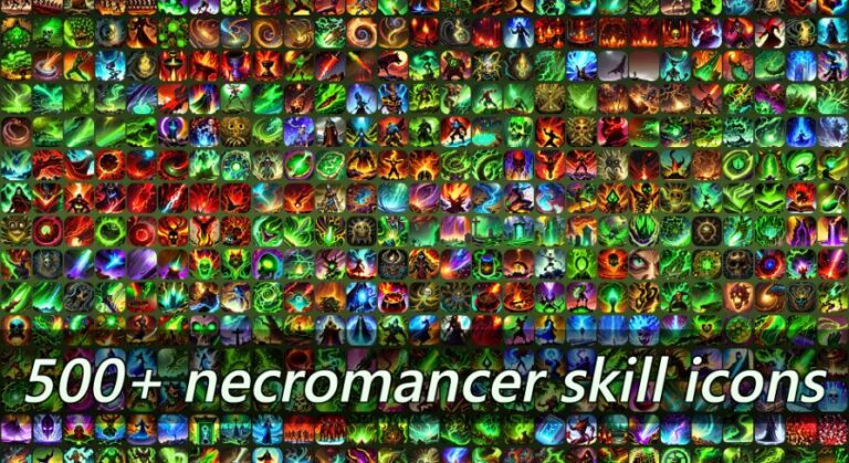 500+ necromancer skill icons download