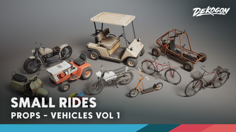 Vehicles VOL.1 – Small Rides (Nanite and Low Poly) download