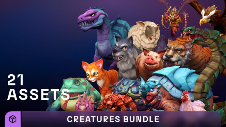 Stylized Fantasy Creatures Bundle download