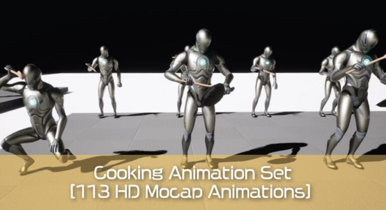 Cooking Animation Set [113 HD Mocap Animations] download