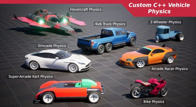 R-Tune Vehicle Physics 2.0 – Vehicle System for Games & Animation download