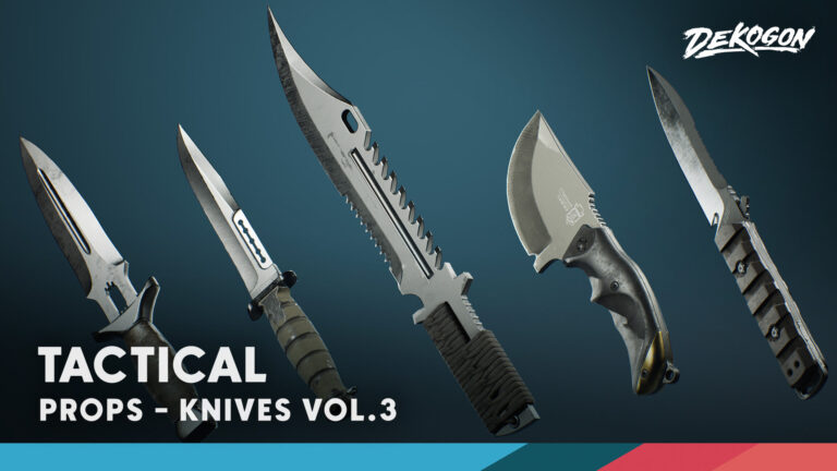 Knives VOL.3 – Tactical (4K Textured FPS Tactical Knives) download