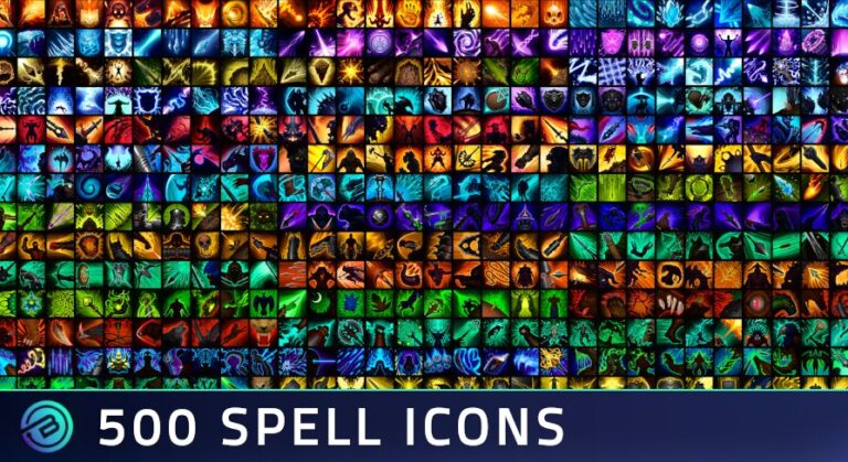 500 RPG Spell Icons – Fantasy download